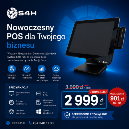 Terminal dotykowy POS ST 9800