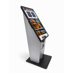 ZESTAW Kiosk gastronomiczny nadblatowy 21,5″ – Core i3, 16 GB RAM, Windows 11 oraz drukarka POSNET KIOSK